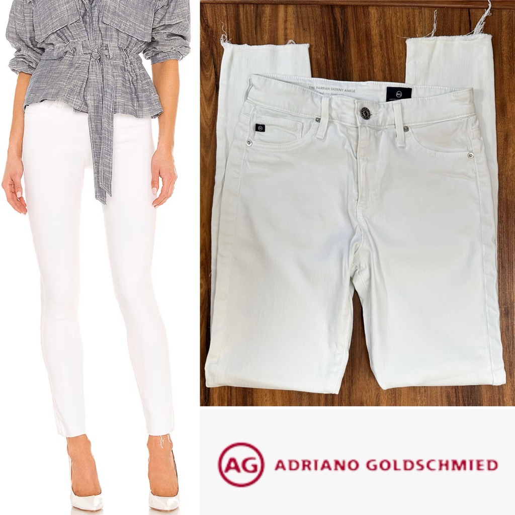 Ag Denim Farrah Skinny Ankle High Rise Jeans